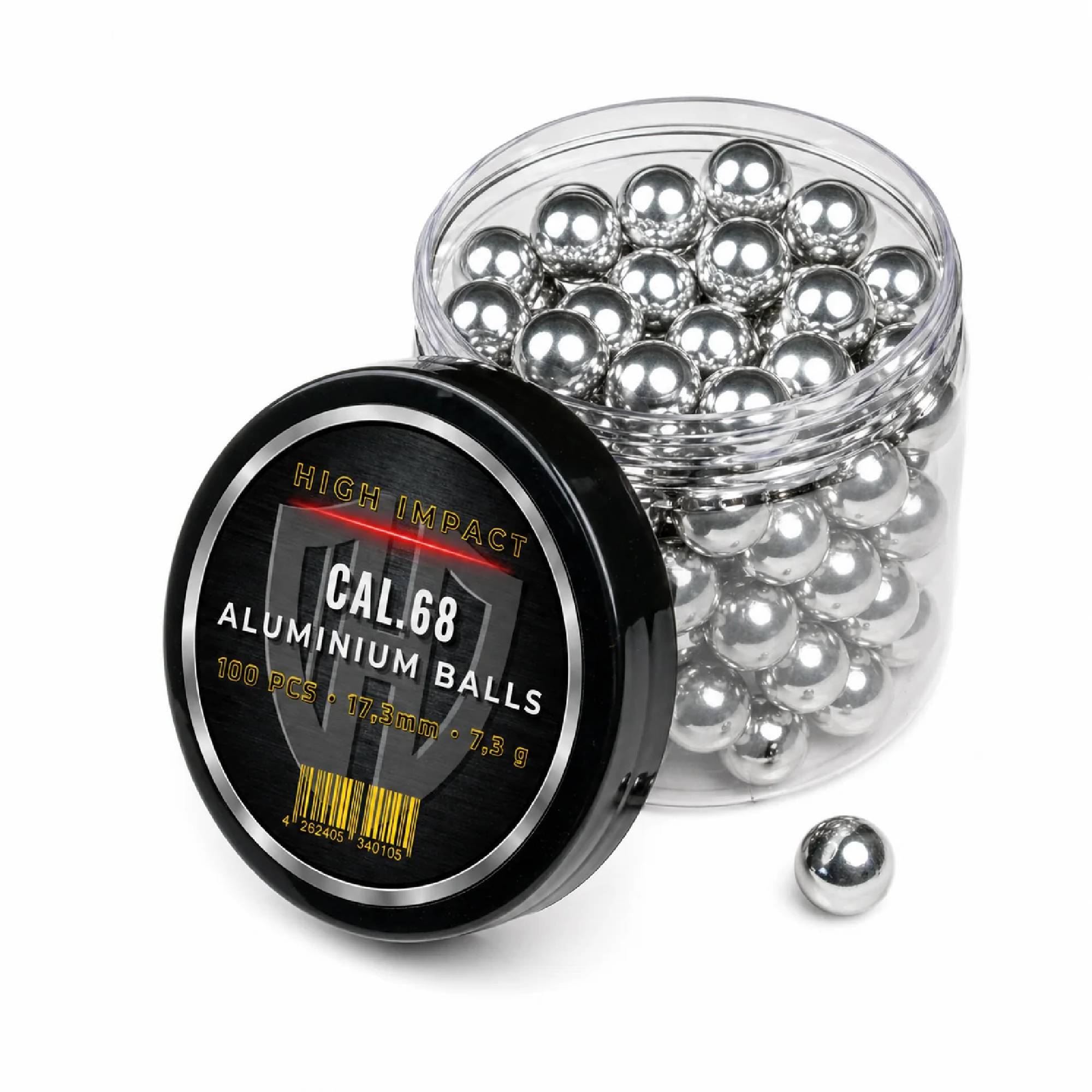 High Impact Αλουμινένιες Μπίλιες Cal.68 7,5g – 100 Τεμάχια